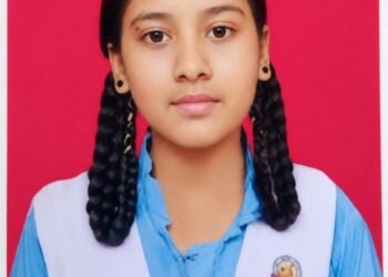 96.8% अंक के साथ तनिषा  प्रदेश मेरिट में 8वें स्थान पर,,,