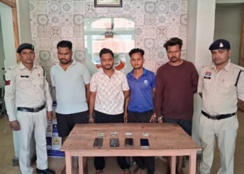 पाटन में आईपीएल सट्टा पर पुलिस की बड़ी कार्रवाई, 4 आरोपी गिरफ्तार