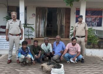 ट्यूबवेल से कॉपर वायर चोरी करने वाला गिरोह पकड़ाया