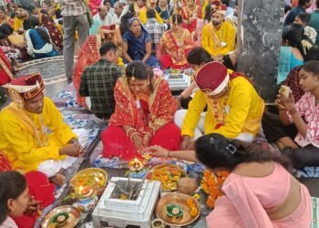 तर्रा में मुख्यमंत्री कन्या दान योजना के तहत 22 जोड़ों का सामूहिक विवाह सम्पन्न