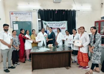 छत्तीसगढ़ प्रदेश स्वास्थ्य कर्मचारी संघ ने  आयोजित किया नर्स दिवस पर विशेष कार्यक्रम