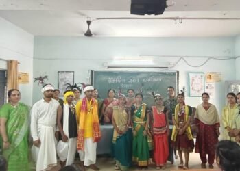 शासकीय नवीन महाविद्यालय रिसाली में विश्व आदिवासी दिवसका आयोजन