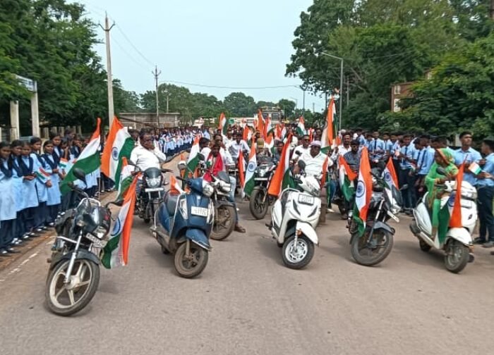 भाजपा दरबार मोख़ली मंडल में भव्य तिरंगा यात्रा ने जगाया राष्ट्रभक्ति का जज्बा, सैकड़ों राष्ट्रभक्तों ने लहराया तिरंगा
