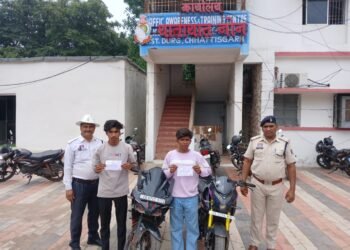 सेंट्रल एवेन्यू में स्टंटबाजी पड़ी भारी, 2 बाइक जब्त; ₹12 हजार का चालान