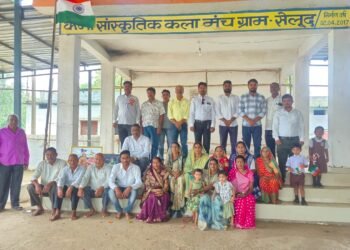 कर्मा भवन सेलूद में साहू समाज ने शान से फहराया तिरंगा, स्वतंत्रता संग्राम सेनानियों को किया नमन
