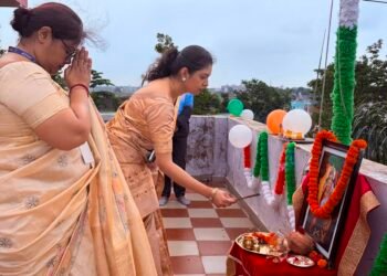 शिवोम् विद्यापीठ सांकरा में देशभक्ति के रंग में रंगा विद्यालय