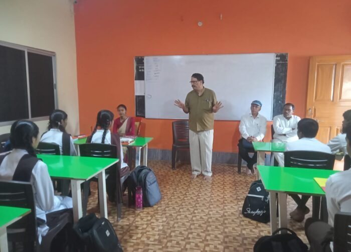सरस्वती शिशु मंदिर में अब संस्कारित शिक्षा अंग्रेजी और आधुनिक तकनीकी से लैस,,आशुतोष चावरे