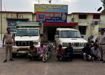पुरई में अवैध मवेशी परिवहन पर उतई पुलिस की बड़ी कार्रवाई