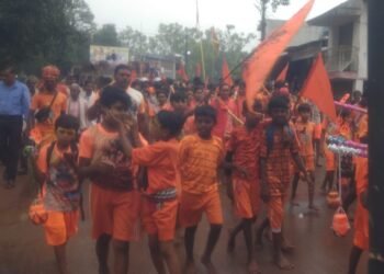 केसरा में कांवड़ियों का भव्य स्वागत, महाप्रसादी का हुआ आयोजन