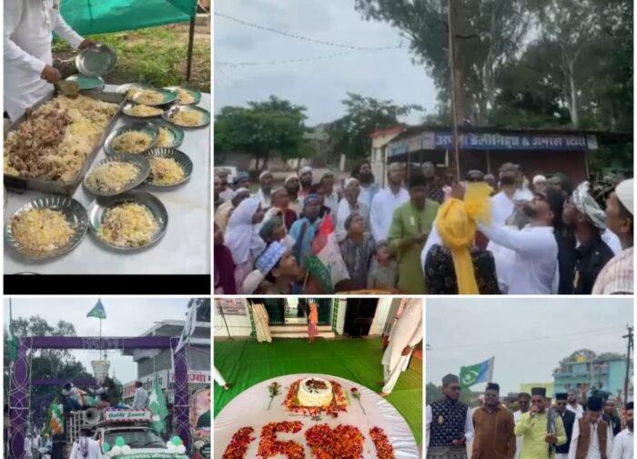 पाटन में अकीदत के साथ मनाया गया जश्न-ए-ईद-मिलाद-उन-नबीपैगंबर हजरत मोहम्मद सल्लल्लाहु अलैहि वसल्लम की शान में निकला जुलूस-ए-मोहम्मदी, जगह-जगह हुआ स्वागत