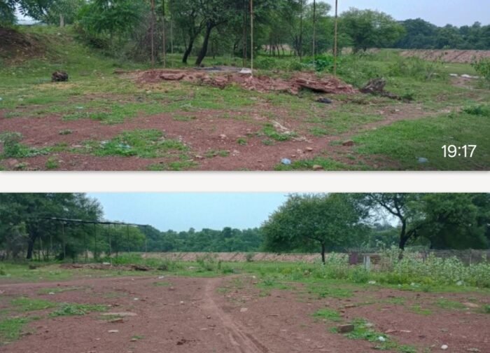 तरीघाट में मुक्तिधाम नहीं, खुले आसमान के नीचे हो रहा अंतिम संस्कार