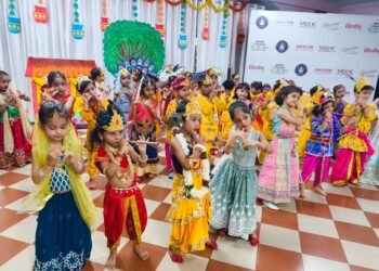 शिवोम् विद्यापीठ रायपुरा में दही-हांडी प्रतियोगिता और भव्य शोभायात्रा के साथ जन्माष्टमी उत्सव मनाया गया