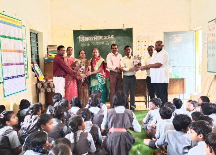 शासकीय माध्यमिक शाला गुजरा में  हर्षोल्लास के साथ शिक्षक दिवस की कार्यक्रम मनाया गया