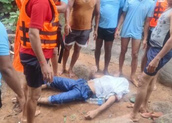गजपल्ला वाटर फाल में डूबे17 वर्षीय युवक का शव हुआ बरामद,,,