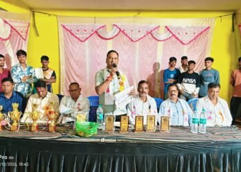 खेल युवाओं में अनुशासन,आत्मविश्वास और नेतृत्व क्षमता विकसित करने का सशक्त माध्यम है…अशोक साहू