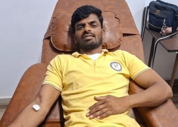 नांदेड़ से भिलाई पहुंचे रक्तमित्र, दुर्लभ बॉम्बे ब्लड ग्रुप का किया 75वां रक्तदान