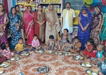 पिसेगांव में सम्पन्न हुआ “आँगन मिलन सेवा” कार्यक्रम