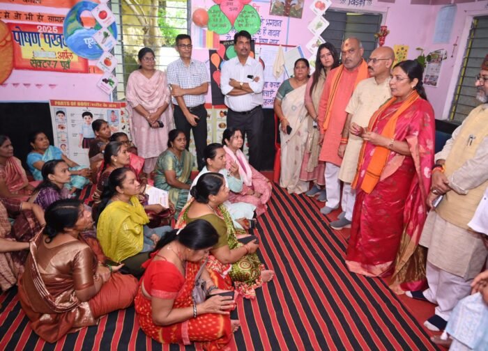 सेवा संकल्प अभियान के तहत आंगन मिलन सेवा कार्यक्रम आयोजित