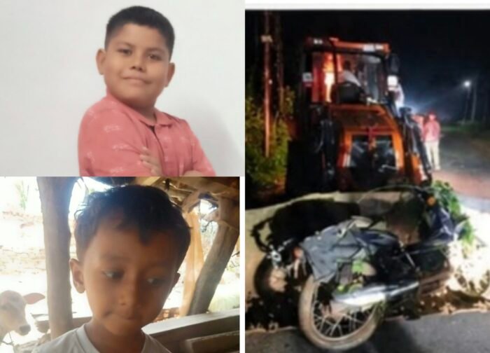 कार ने मोटरसाइकिल को मारी जबरदस्त ठोकर, दो मासूम बच्चों की इलाज के दौरान मौत, एक गंभीर रूप से घायल, देवरी थाना क्षेत्र के परसुली गांव की घटना