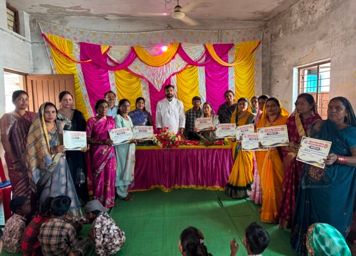 सेवा संकल्प अभियान घुघुवा(क), करसा और गभरा आंगनवाड़ी में आंगन मिलन कार्यक्रम सम्पन्न