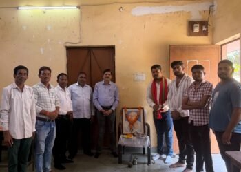 ग्राम पंचायत सांकरा में मनाई गई राष्ट्रपिता महात्मा गांधी की जयंती