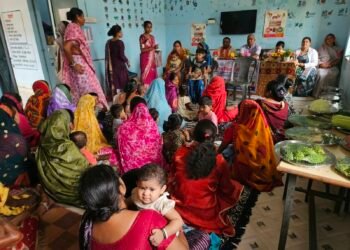 सेवा संकल्प अभियान के तहत फेकारी में आंगन मिलन सेवा कार्यक्रम आयोजित