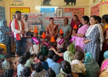 सेवा संकल्प अभियान के तहत ग्राम सांकरा में मनाया गया आंगन मिलन सेवा उत्सव
