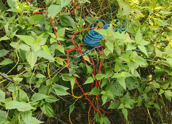 चोरों के हौसले बुलंद, अमलेश्वर में खेतों से केबल तार की लगातार चोरी