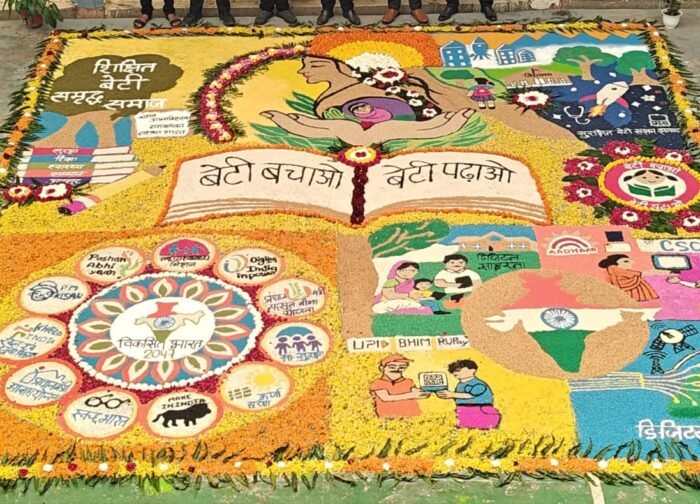 सेवा के रंग 2026’ में विद्यार्थियों ने उकेरा विकसित भारत का विजन