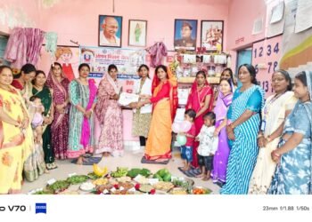 तरीघाट में आंगन मिलन सेवा संकल्प अभियान, अन्नप्राशन व गोदभराई के साथ महिलाओं ने लिया उत्साहपूर्वक हिस्सा