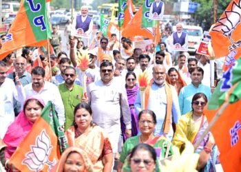 दुर्ग में सेवा के रंग, राष्ट्र के संग कार्यक्रम एवं सेवा ज्योति यात्रा में दिखा राष्ट्रसेवा का उत्साह