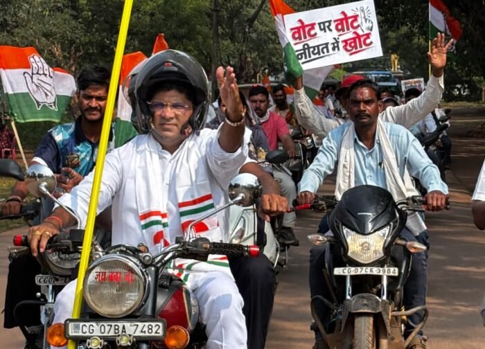 धमधा और अहिवारा में मुख्य चुनाव आयुक्त ज्ञानेश कुमार को बर्खास्त करने और मोदी सरकार के संरक्षण में चल रही ‘वोट चोरी’ के खिलाफ फूटा आक्रोश