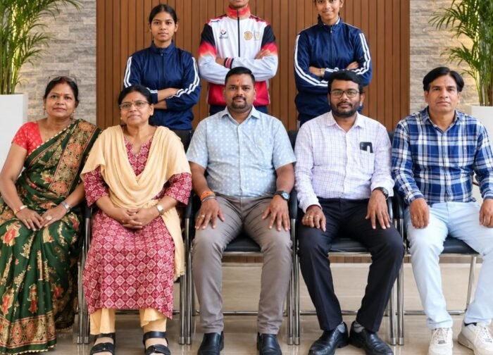 राज्य स्तरीय अंडर 19 मे  शालेय प्रतियोगिता हेतु चयनित सेजेस पाटन का राज्य स्तरीय बैडमिंटन मे दबदबा