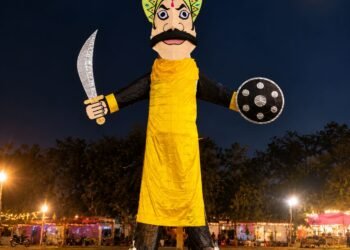 रानीतराई में दशहरा पर्व की तैयारियां जोरों पर, बस स्टैंड में होगा 50 फीट ऊंचे रावण का दहन