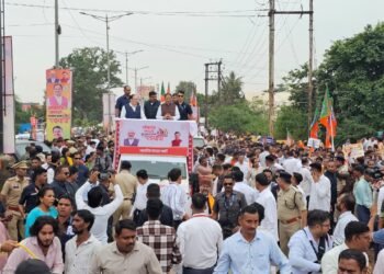 लोकतंत्र बचाओ, अराजकता हटाओ सभा में केंद्रीय मंत्री जेपी नड्डा ने कांग्रेस पर जमकर साधा निशाना